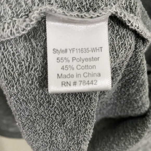 Allen Allen Usan Womens Cardigan Size M Green Open Front Pockets YF11635 - Picture 5 of 6